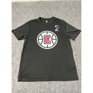 NBA Los Angeles Clippers Black Kawhi Leonard Dry Fit T‎ Shirt JerseyL  NWOT